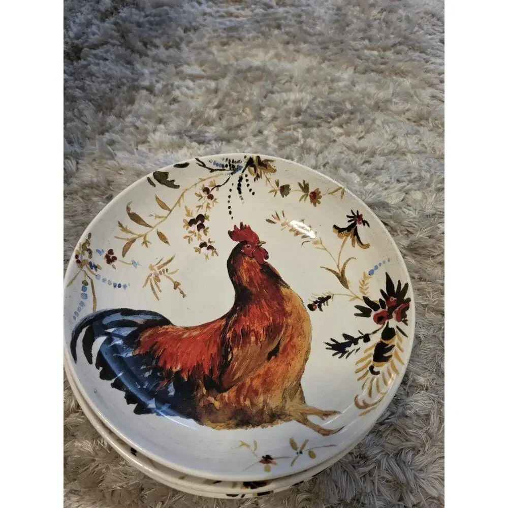 4 Williams Sonoma Rooster Chicken Francais Marc Lacaze 10